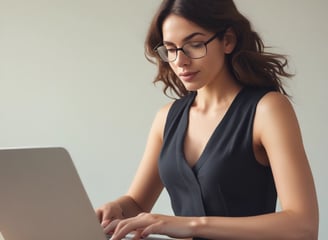 man using MacBook between iPad and iPhone