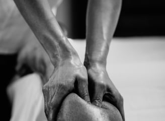 Massage du mollet
