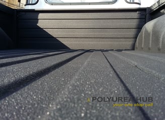 "Truck bedl iner polyurea for impact resistance rust prevention scratch proof vehicles" 