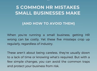 Common HR Mistakes