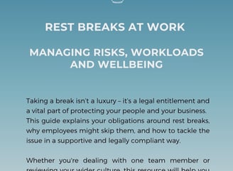 Rest Breaks at Work