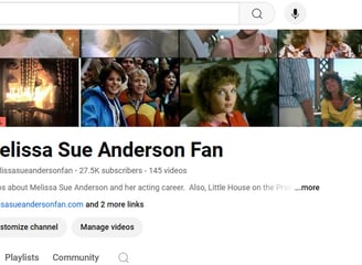 Melissa Sue Anderson Fan YouTube Channel