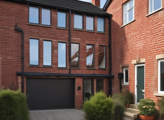 low-angle photo of brown house