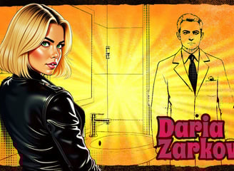 Un baño sin cámaras, una mirada sin escapatoria. Daria Zarkova confronta al ingeniero detrás del proyecto ICARUS_01. No todos