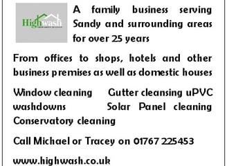 Highwash - Sponsoringt he Sandy Garden and Craft Show