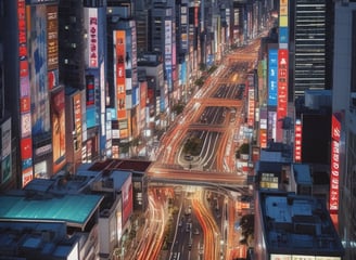 A subway station scene featuring a large pillar poster advertising the Tokyo National Museum with the text 'Explore Japan'. The poster depicts a traditional Japanese figure in a vibrant red kimono adorned with floral patterns, standing out against the modern, clean station interior. The station's tiled floor and signage in multiple languages are visible, along with the tracks and platform barriers.