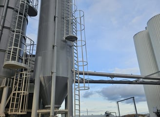 Silos for cement storage