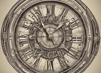 a clock that is sitting on a wall