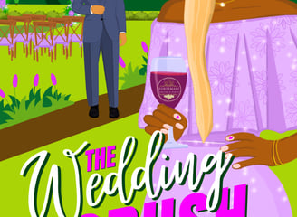 The Wedding Crush - a Black woman in a white dress and a man in a suit and tie