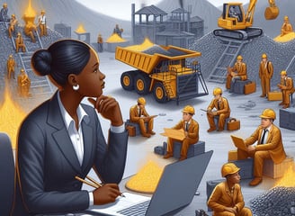 What factors contribute to poor employee motivation in the mining sector in the Democratic Republic of Congo?