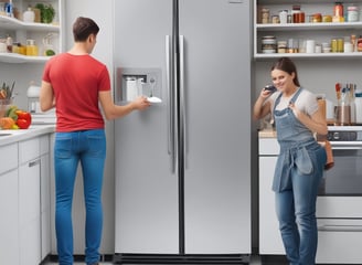 A white electric kettle and toaster are placed on a beige countertop against a tiled backsplash. Both appliances are labeled 'SMARTLIFE' and have a sleek, modern design. The kettle is plugged in, with the power cord visible.