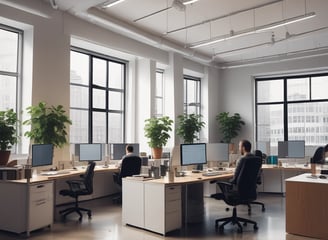 A person operates a control panel with various buttons, switches, and a digital screen displaying data. The background features a machine labeled AFINIS EXPRESS.