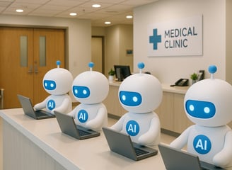AI virtual receptionists for medial clinic