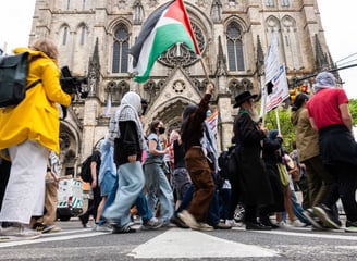 Protests in support of Palestine
