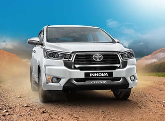 a white toyota fortune fortune 4x4