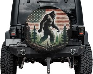 a big foot jeep Spare Tire Cover 