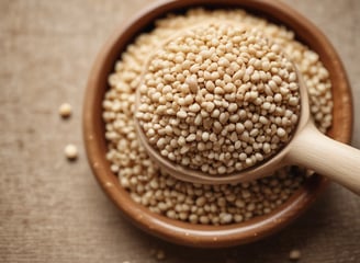 A close-up of peanuts coated in chili powder is placed on a wooden surface. Surrounding these are mounds of coarse salt and chili powder. Lime wedges are arranged in the background, adding a fresh contrast to the scene.