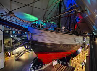 Frammuseet Fram Museum in Oslo Norway