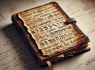 A codex displaying multiple languages, representing a global conversation about literature.
