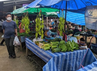 Le marché de Sawi Ying Chaoren (ตลาดนัดยิ่งเจริญ)