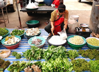 marché du Wat Tham SIng