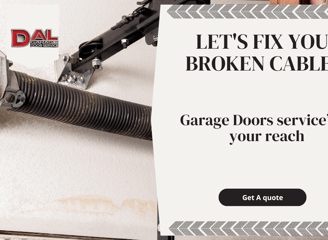 garage door Brocken spring repair 