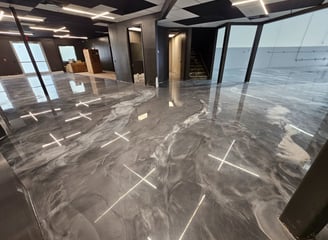 Metallic Epoxy Showroom Floors