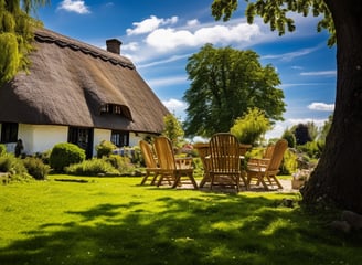 traditional cottage vacation rental in the French countryside