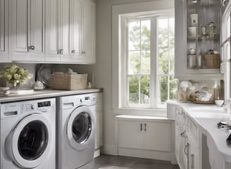 white window-type air conditioner on wall