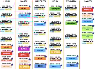 NJ FIT Saint-Maximin planning