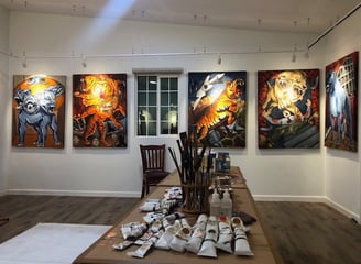 Original oil paintings