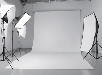 Black symmetrical shapes are printed on a white background, resembling a stylized word or pattern with artistic font design.