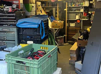 Évacuation d’un garage encombré