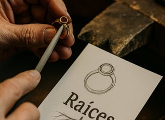 joyeros trabajando anillo