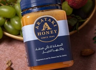 Experience the great taste of Arataki Creamy Thyme Honey