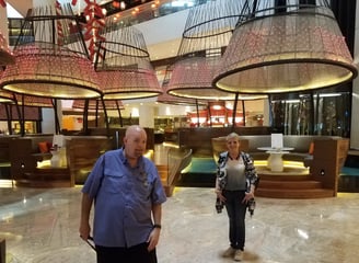 Lady and The Pirate at the Pan Pacific Hotel in Singapore