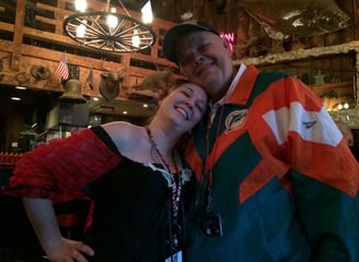 The locals are friendly in the Red Dog Saloon in Juneau, Alaska