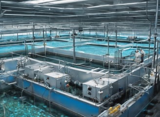 A man is holding a fish in his hand