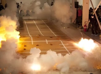 Cai Guo-Qiang, artista chinês, é conhecido por suas instalações que exploram temas complexos.