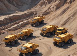 A laboratory setting featuring a conveyor belt with several test tubes placed upright in holders. The tubes are arranged in a line and have labels with barcodes. The lighting creates a cool blue tone across the surface, suggesting a sterile and clean environment.