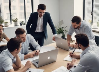 A web browser window displays a landing page for Webflow, featuring a tagline about building web content visually without coding. The background transitions from blue to pink, with various web design interfaces and tools depicted. Logos for partner companies are aligned at the bottom.