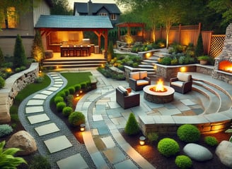 multidimensional hardscaping design