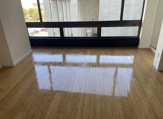 Before and after floor waxing Toronto