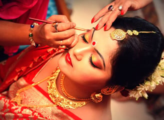 marriage reception | wedding reception makeup makeup by best makeup artist