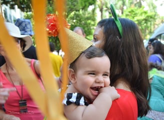 Mother and baby in Carnival