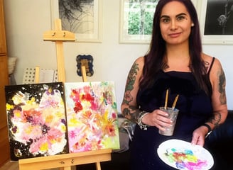 Kreatives Wohlbefinden durch Collage – Ein Workshop mit Diana