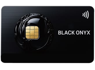 black onyx Cryptocurrency card