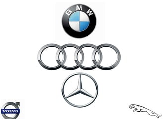 a group of logos of the four major brands of the bmw