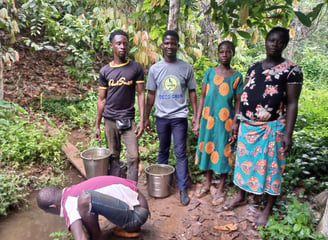 Fetching water from the stream