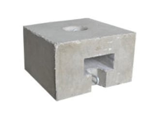 Concrete Block for high peak tent, el paso diamond events